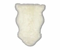 A17 Sheepskin Throw - Ivory