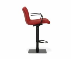 C07 Kent Adjustable Counter and Bar Stool -Dining Room Shop C07 0004 C07 18C370ADJ BK RD 03