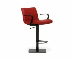 C07 Kent Adjustable Counter and Bar Stool -Dining Room Shop C07 0005 C07 18C370ADJ BK RD 02