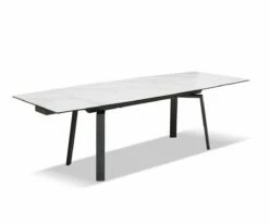 C07 Desmi Extension Dining Table -Dining Room Shop C07 T3150V 67 WH BK 2