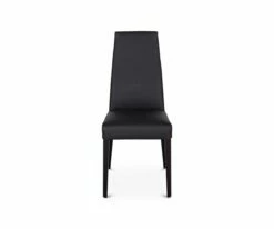 D41 Lussa Leather Dining Chair -Dining Room Shop D14 16 1207 1 V BK 01