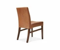 D41 Barrima Dining Chair - Saddle/Walnut -Dining Room Shop D41 17 860 1 W TN 03