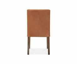 D41 Barrima Dining Chair - Saddle/Walnut -Dining Room Shop D41 17 860 1 W TN 05
