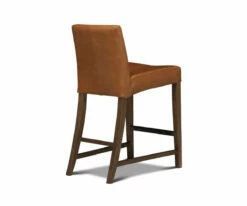 D41 Barrima Counter Stool - Saddle/Walnut -Dining Room Shop D41 19 36 CTR W TN3 WEB