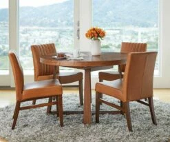 D41 Barrima Dining Chair - Saddle/Walnut -Dining Room Shop E07 Oliver Table WEB 94ab2eb5 f5ee 4db7 b8cc 8a22df81cd16