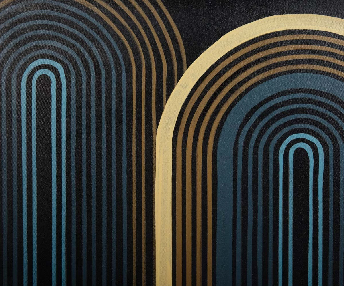 F27 Midnight II Oil Painting 3 F27 Midnight II Oil Painting - Image 3