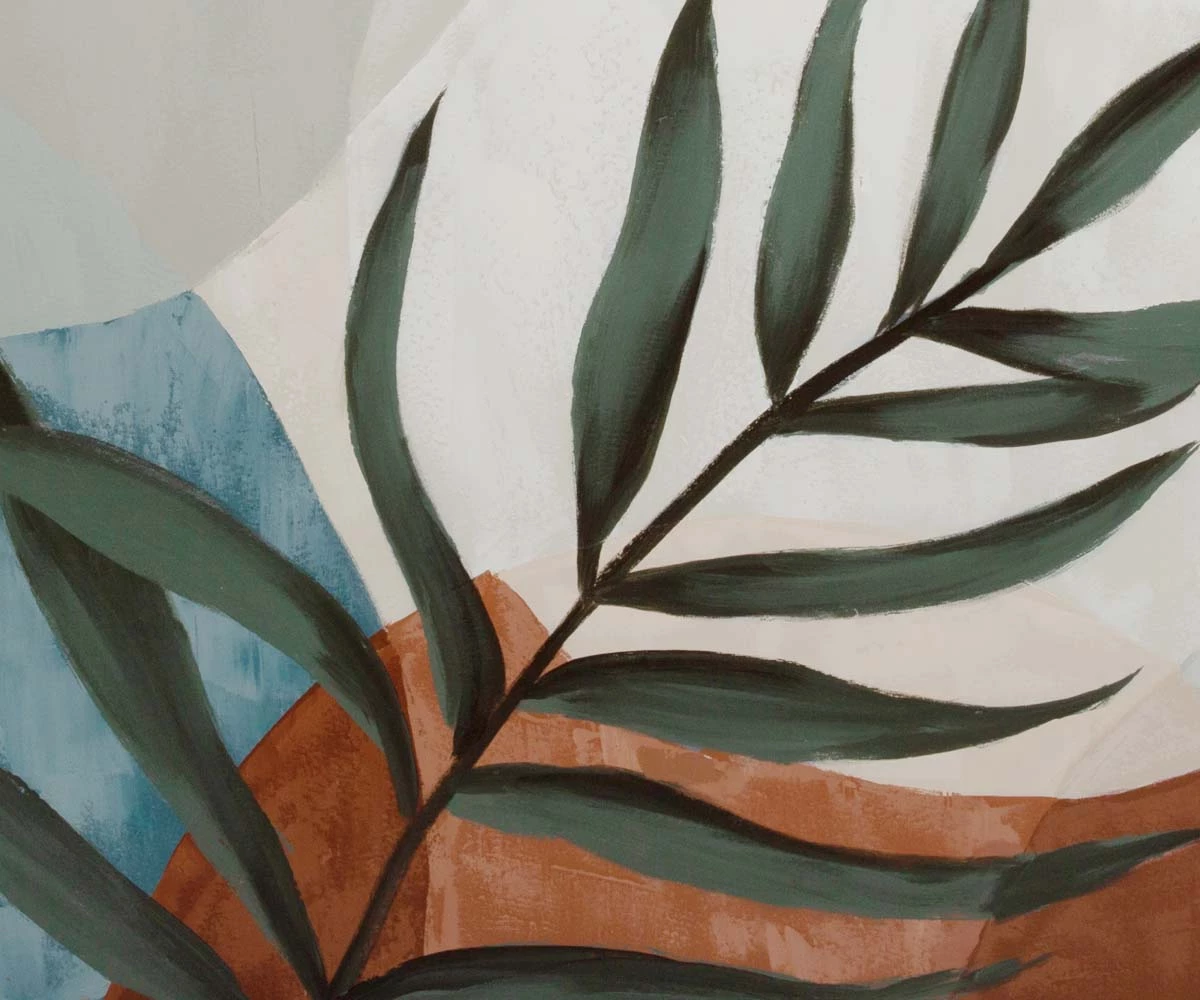 F27 Moonlit Palm Oil Painting 3 F27 Moonlit Palm Oil Painting - Image 3