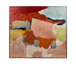 F27 Sunset Abstract Oil Painting