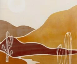 F27 Desert Oil Painting -Dining Room Shop F27 V2 3005N 2C 3a