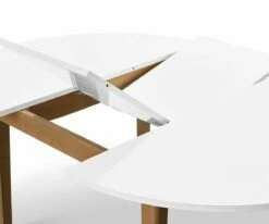 I35 Eptri Round Extension Dining Table -Dining Room Shop I35 EPT RND DT N WH 5