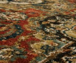 K01 Spice Market Dhahar Rug Runner - Garent -Dining Room Shop K01 0013 Dhahar Garnet 9093830048063094 Closeup Tiny
