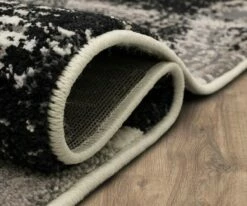 K01 Epiphany Brush Strokes Rug - Soot -Dining Room Shop K01 BrushStrokes Soot 05