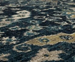 K01 Estate Cumbria Rug - Indigo -Dining Room Shop K01 Cumbria Indigo 03