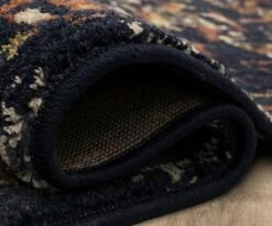 K01 Soiree Damascus Rug - Indigo 10 K01 Soiree Damascus Rug - Indigo -Dining Room Shop K01 Damascus Indigo 02