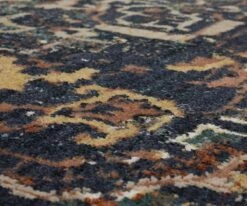 K01 Soiree Damascus Rug - Indigo 9 K01 Soiree Damascus Rug - Indigo -Dining Room Shop K01 Damascus Indigo 04