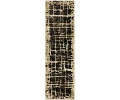 K01 Expressions Elan Rug Runner - Onyx