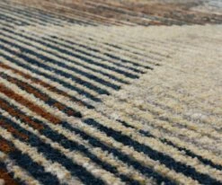 K01 Epiphany Precarious Rug - Stria Frost Grey 9 K01 Epiphany Precarious Rug - Stria Frost Grey -Dining Room Shop K01 PrecariousStria FrostGray 03