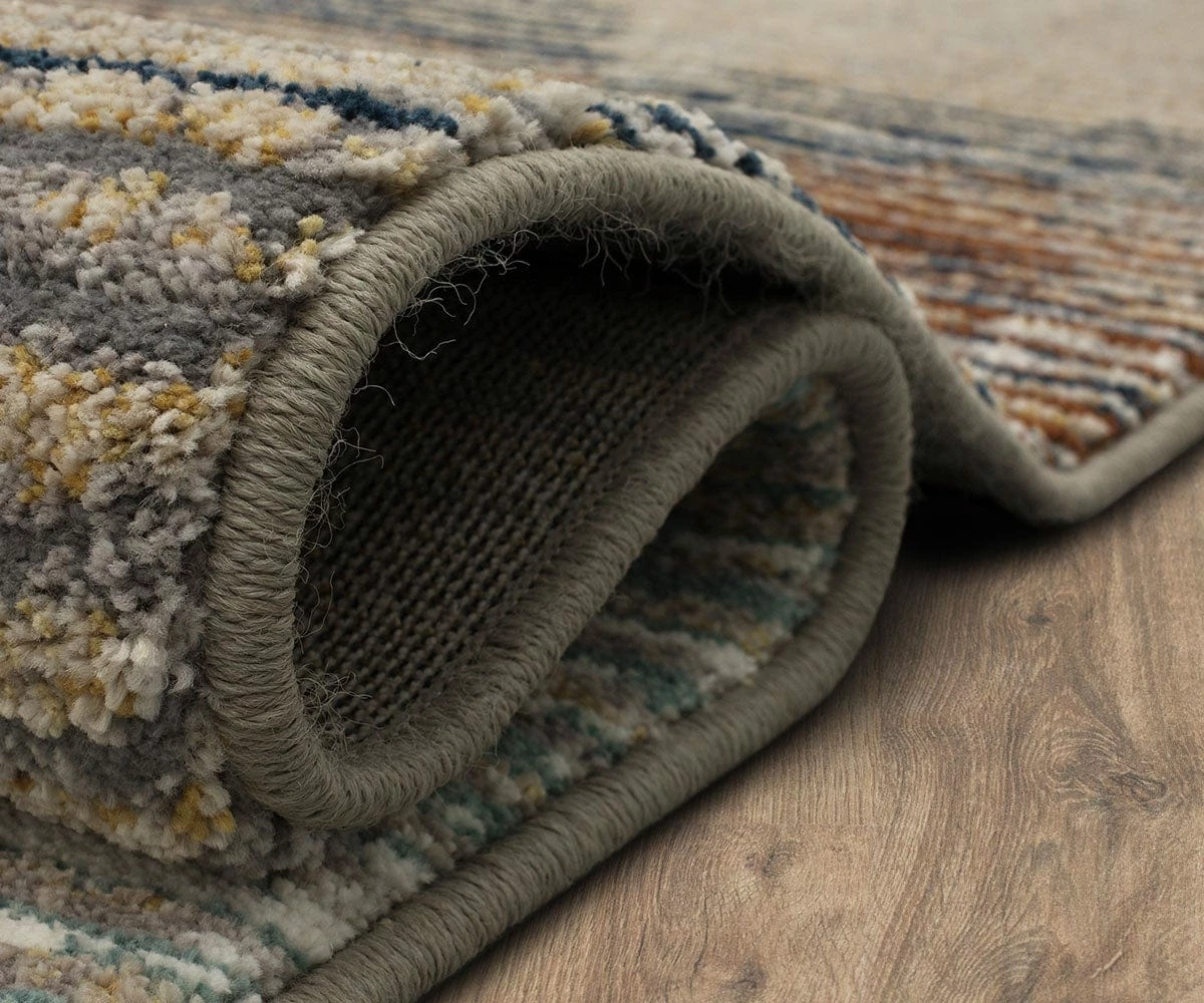 K01 Epiphany Precarious Rug - Stria Frost Grey 5 K01 Epiphany Precarious Rug - Stria Frost Grey - Image 5