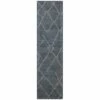 K01 Tangier Spartel Rug Runner - Blue Steel