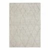 K01 Tangier Tribal Diamond Rug - Silver