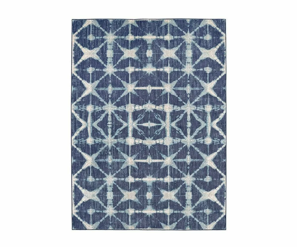K01 Expressions Triangle Accordion Rug - Indigo 1 K01 Expressions Triangle Accordion Rug - Indigo