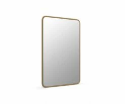 S13 Janelle Rectangular Mirror -Dining Room Shop S13 Janelle Rectangular Mirror Brass 02