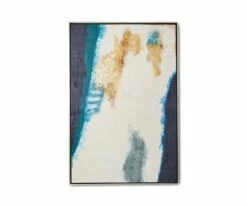 V12 Aqueous Blues Wall Art