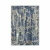 K01 Tempest Vortex Rug - Cobalt
