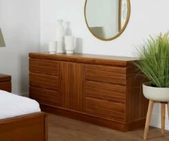 S13 Janelle 36" Round Mirror 7 S13 Janelle 36" Round Mirror -Dining Room Shop WS29 Anisa Dresser WEB